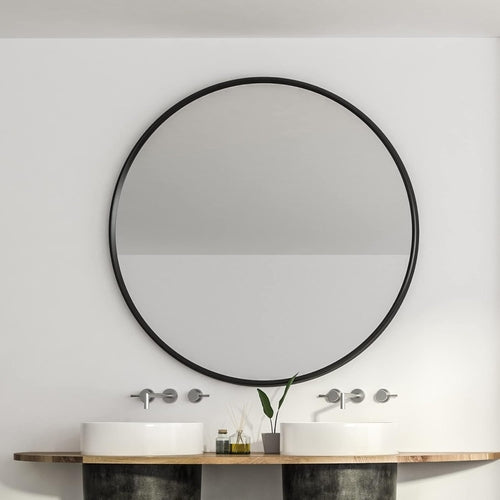 Eclipse Modern Infinity Mirror — Matte Black Frame (39")