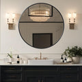 Eclipse Modern Infinity Mirror — Matte Black Frame (39")